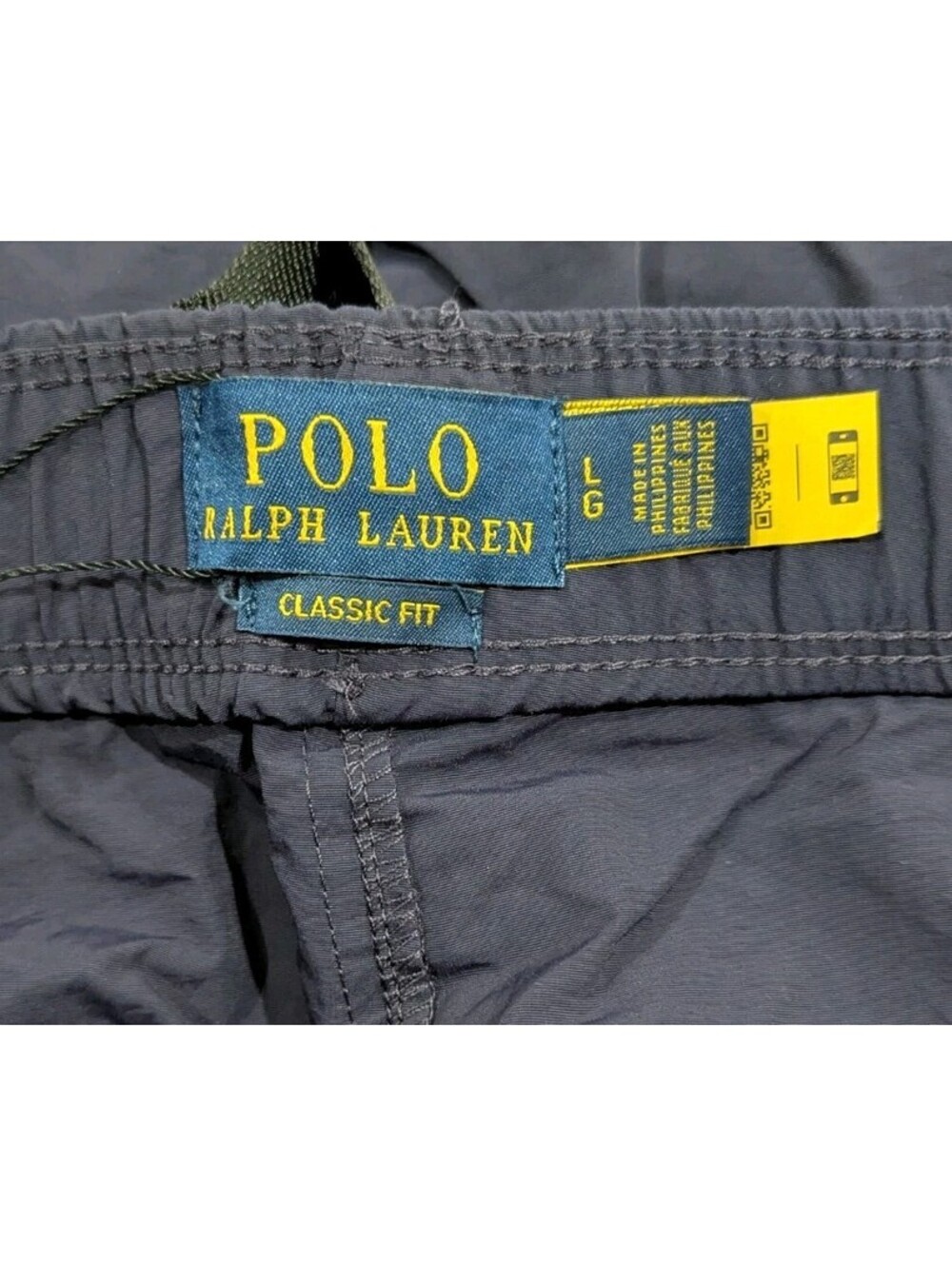 Polo Ralph Lauren Shorts Mens L Blue Belted Classic Fit Pony NWT - Picture 7 of 7